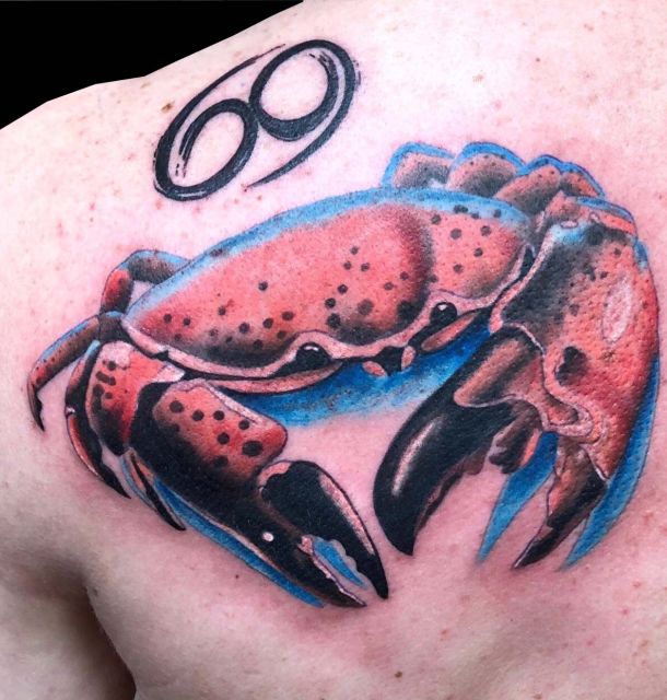 Tattoo-Design Krebs 