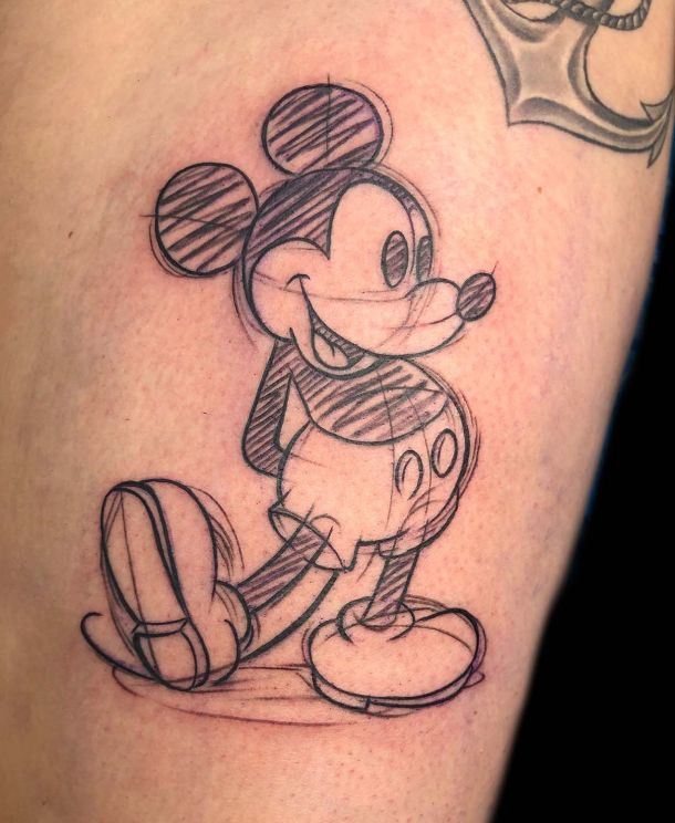 Mickey Maus Tattoo
